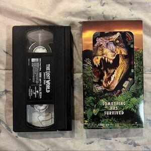 Jurassic Park: The Lost World VHS (1997) Retro 3D Cover
